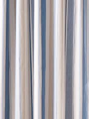 Laura Ashley Seaspray Awning Stripe Blackout 100% Cotton Eyelet Blackout Curtains - Image 2 of 2