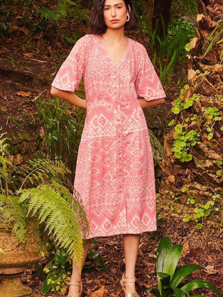 White Stuff Red Izzie Dress - Image 1 of 8