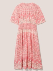 White Stuff Red Izzie Dress - Image 7 of 8