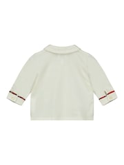 Emile Et Rose 100% Cotton Two Piece Shirt, Trousers & Bow Tie Set with Tartan Trim - Image 4 of 5