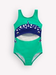 Boden Green Fun Cut-out Swimsuit - Image 1 of 3