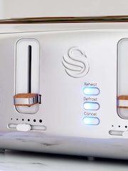 Swan Grey Nordic 4 Slice Toaster - Image 4 of 8