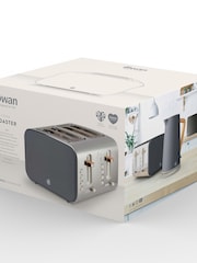 Swan Grey Nordic 4 Slice Toaster - Image 7 of 8