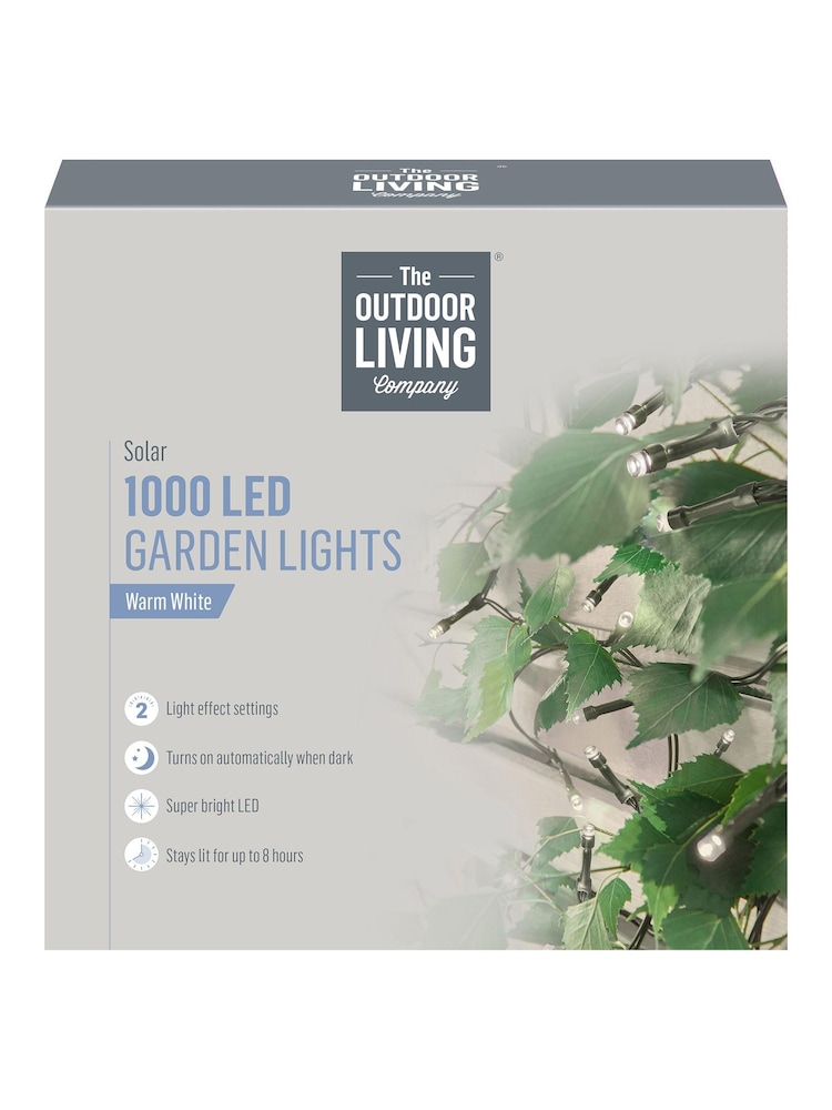 Premier Decorations Ltd 1000 Warm White LED Garden Outdoor Line Lights - Image 2 of 2