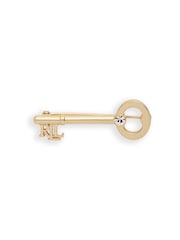 Lauren Ralph Lauren Gold Tone Logo Coin Brooch Pin - Image 1 of 2