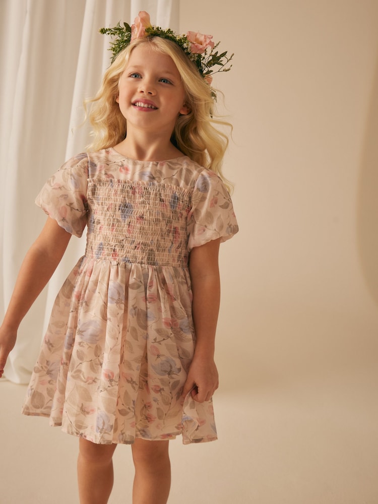 Laura Ashley Ballkleid mit floralem Print - Bild 1 von 8