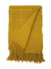furn. Yellow Motti Throw - Image 2 of 3