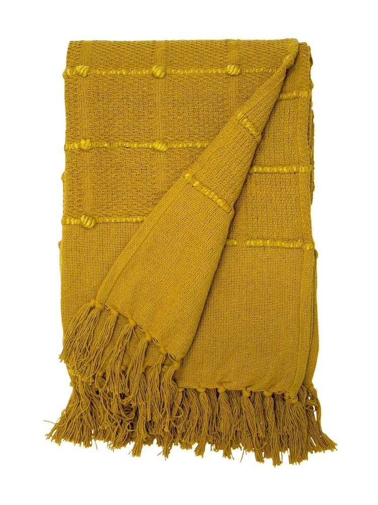 furn. Yellow Motti Throw - Image 2 of 3
