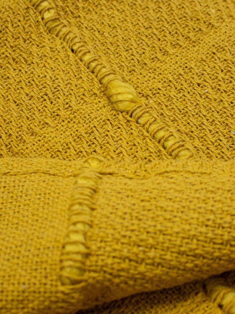 furn. Yellow Motti Throw - Image 3 of 3