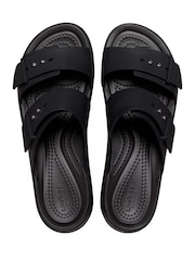 Crocs Black Brooklyn Buckle Sandals - Image 6 of 7