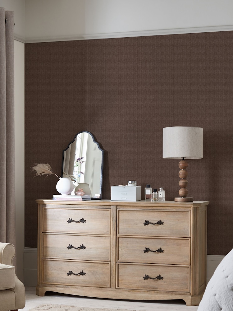 Brown Textured Nomadic 10M Wallpaper - Image 1 of 4