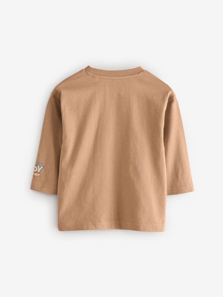 Tan Brown Toy Story Long Sleeve T-Shirt (3mths-8yrs) - Image 2 of 3