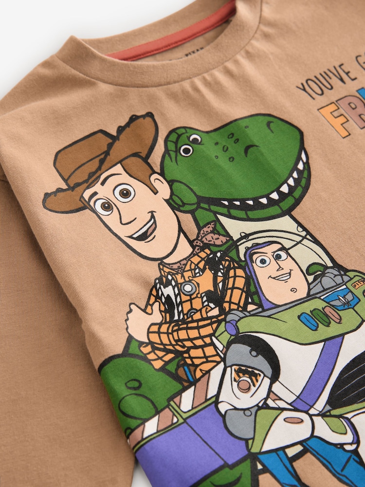 Tan Brown Toy Story Long Sleeve T-Shirt (3mths-8yrs) - Image 3 of 3