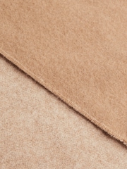 Reiss Camel Picton Cashmere Blend Scarf - Image 4 of 4