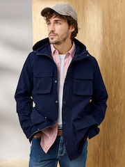Cotton Traders Blue Signature Lightweight Showerproof Jacket - Image 2 of 4