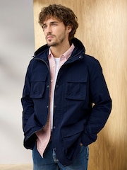 Cotton Traders Blue Signature Lightweight Showerproof Jacket - Image 4 of 4