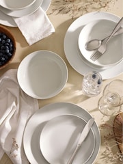 White 12 Piece Nova Dinner Set - Image 1 of 6