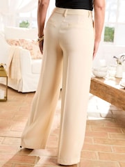 Cotton Traders Cream Wide Leg Trousers 29" - Image 3 of 4