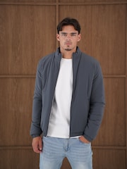CAPO Grey Padded Bomber Jacket - Image 1 of 5