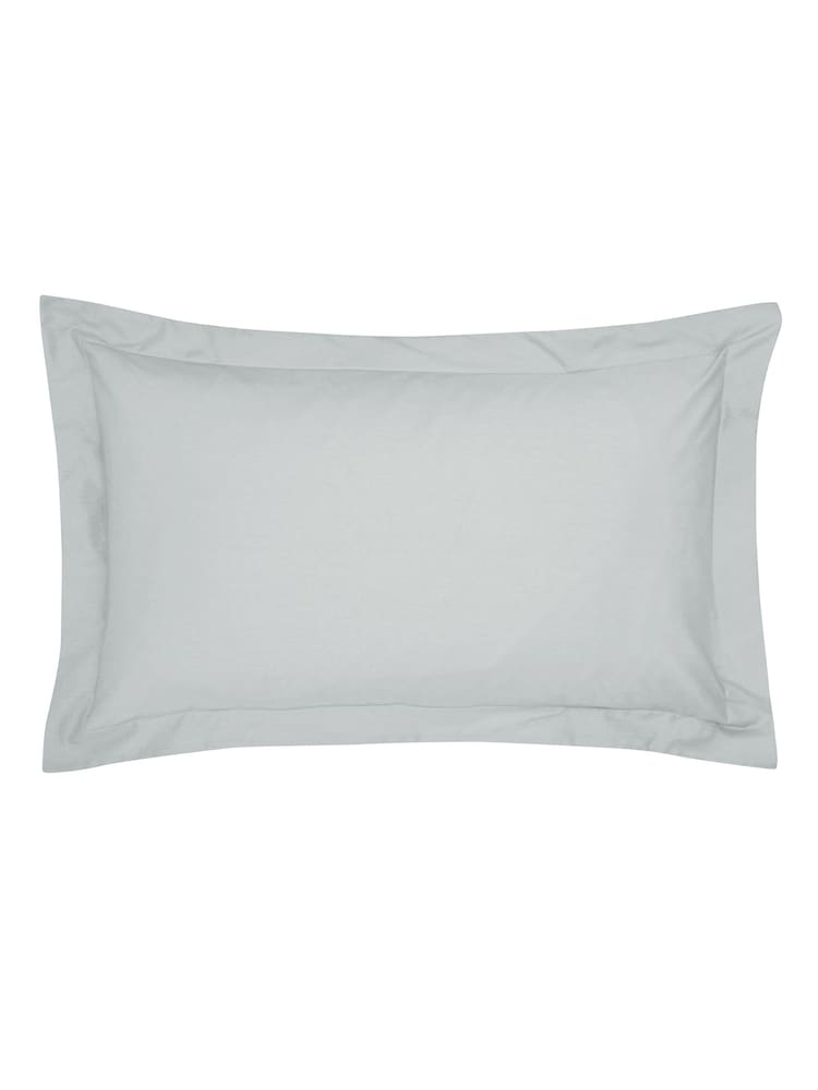 Bedeck of Belfast Silver 300 Thread Countcotton Oxford Pillowcase - Image 2 of 2