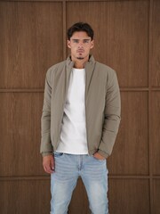 CAPO Green Padded Bomber Jacket - Image 1 of 6