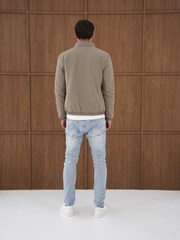CAPO Green Padded Bomber Jacket - Image 3 of 6
