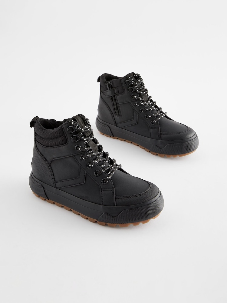 Svart - Höga stövlar med snörning - Bild 1 av 6 Svart - Höga stövlar med snörning - Bild 1 av 6