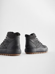 Svart - Höga stövlar med snörning - Bild 3 av 6