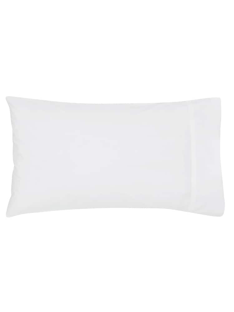 Bedeck of Belfast White 300 Thread Count Cotton Standard Pillowcase - Image 2 of 2