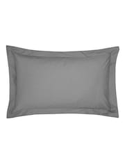 Bedeck of Belfast Grey 300 Thread Countcotton Oxford Pillowcase - Image 2 of 2