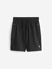 Grey/Black 2 Pack Sports Shorts (6-17yrs) - Image 4 of 5