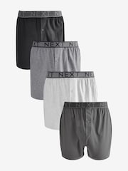 Dark Grey 4 pack Boxers - Image 1 of 7