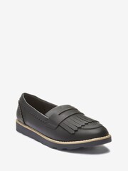 Schwarz - Quastenslipper für die Schule - Bild 4 von 10