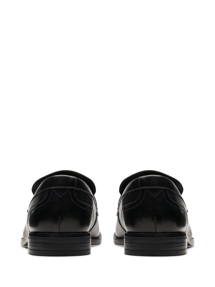 črna - Usnjeni mokasini Clarks Brandon Step - Slika 2 iz 7