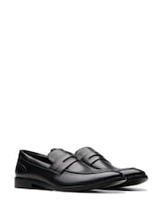 črna - Usnjeni mokasini Clarks Brandon Step - Slika 4 iz 7