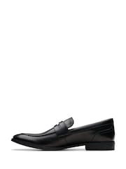 črna - Usnjeni mokasini Clarks Brandon Step - Slika 6 iz 7