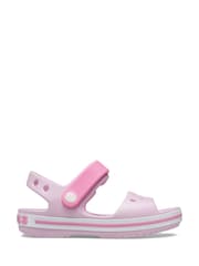 Crocs Light Pink Toddler Crocband Sandals - Image 1 of 7