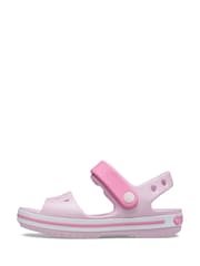 Crocs Light Pink Toddler Crocband Sandals - Image 2 of 7