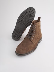 Tan Brown Toe Cap Boots - Image 3 of 7