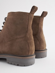 Tan Brown Toe Cap Boots - Image 5 of 7