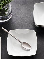 Set of 4 White Square Nova Set of 4 Bowls - Image 1 of 2