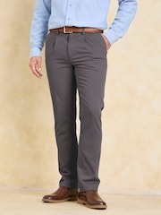 Pelēks - Cotton Traders Ultimate Chino bikses 33 - Attēls 1 no 4