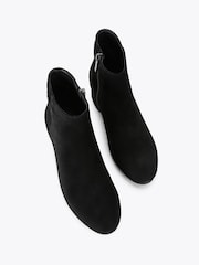 Carvela Black Wide Fit Gaia Suede Ankle Wide Fit Boots - Image 3 of 4