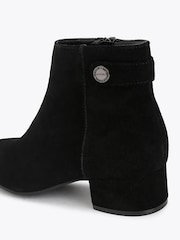 Carvela Black Wide Fit Gaia Suede Ankle Wide Fit Boots - Image 4 of 4
