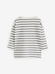 White Paddington Bear Long Sleeve Striped T-Shirt (3mths-8yrs) - Image 2 of 4