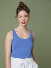 Blue Pale Thick Strap Vest - Image 1 of 4