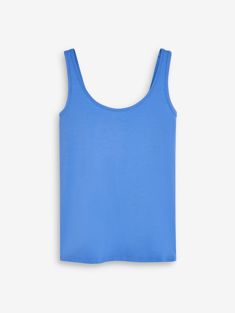 Blue Pale Thick Strap Vest - Image 4 of 4