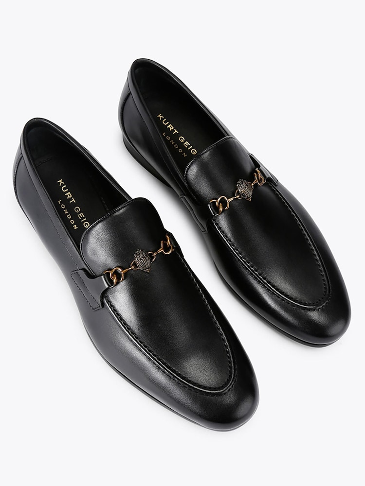 Kurt Geiger London Black Alton Leather Shoes - Image 2 of 4 Kurt Geiger London Black Alton Leather Shoes - Image 2 of 4