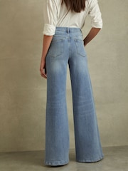 Reiss Light Blue Ameria Palazzo Jeans - Image 5 of 5