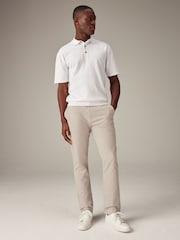 Blue/Light Stone Slim Stretch Chino Trousers 2 Pack - Image 2 of 14